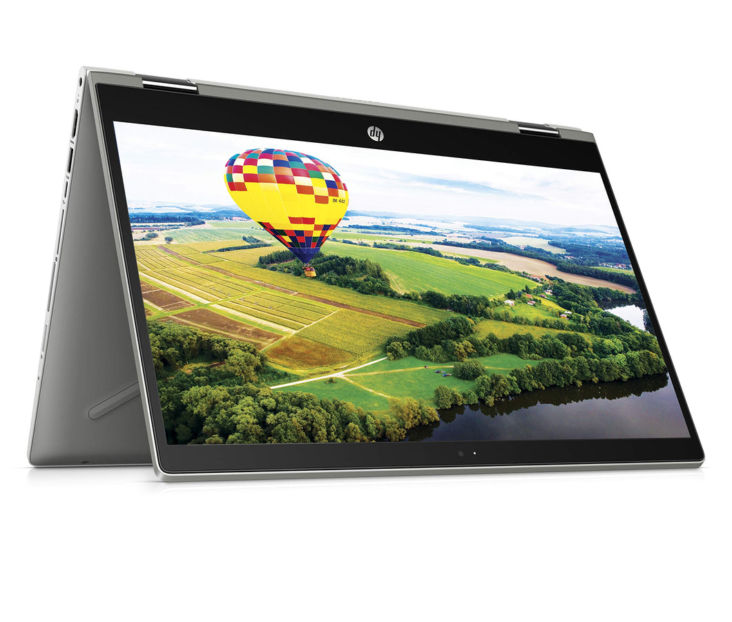 HP Pavilion x360 14-cd1009na 14-Inch Full HD Touch Screen Convertible Laptop, Intel Core i5-8265U, 8 GB RAM, 256 GB SSD, Windows 10 Home - Silver
