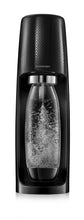 SodaStream Spirit Sparkling Water Maker black with 1 l bottle & 60 l CO2 cylinder - refillable, reusable, efficient - sparkling water dispenser