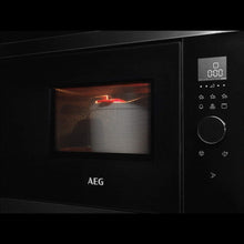 AEG MBE2658SEM 26L 900W Built-in Microwave Oven - Black & Anti-Fingerprint Stainless Steel