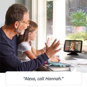 Introducing Echo Show 8 | 8" HD smart display with Alexa, Charcoal fabric
