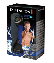 Remington Men's Wet Tech Wet and Dry Rotary Electric Shaver, Rechargeable Razor and 100 Percent Waterproof - AQ7
