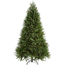 6ft (1.80m) Deluxe Regal Spruce Pre-Lit Christmas Tree with 350 Warm White LED Lights with Easy Build Hinged Branches