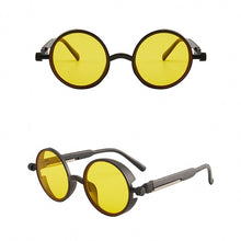 Vintage Punk Round Frame Sunglasses Men Women Glasses Small Lens Brand Designer Sun Glasses UV400 Outdoor Sports Eyewear Anti-Uv