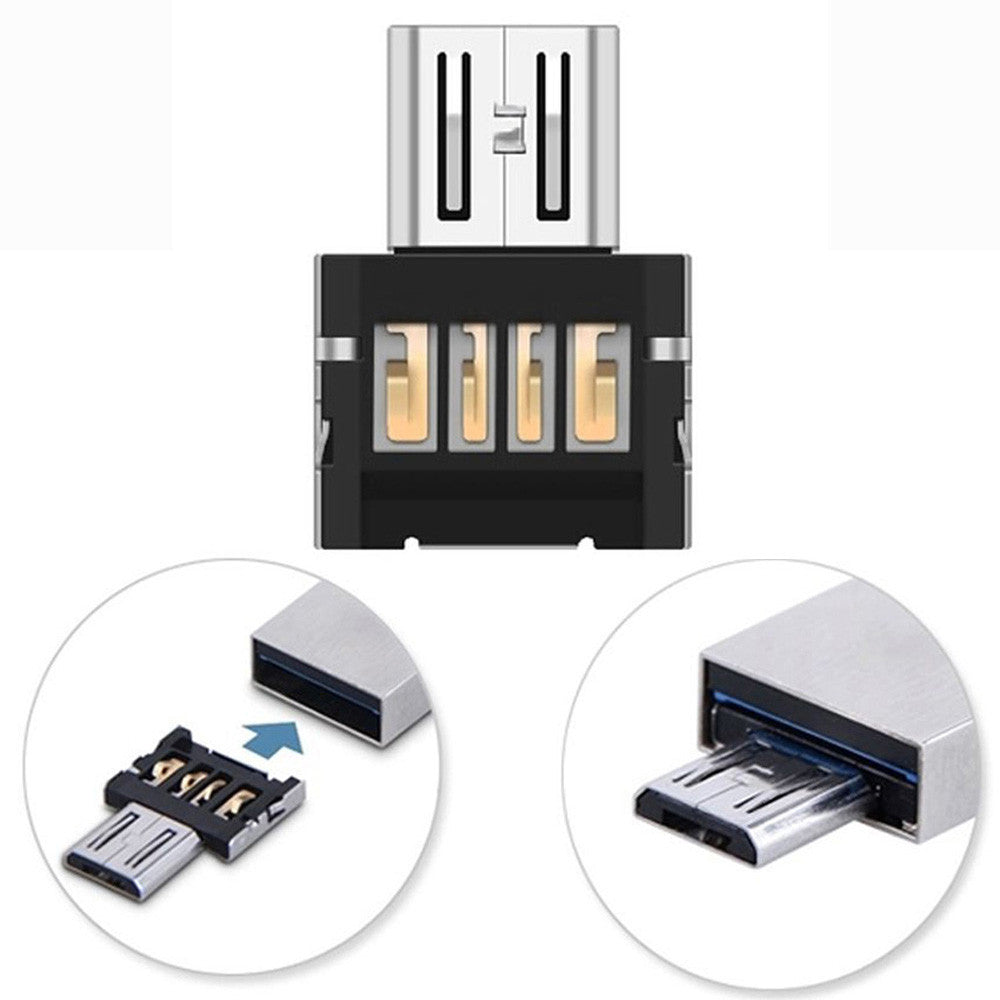 Mini USB 2.0 Micro USB OTG Converter Adapter Cellphone TO US